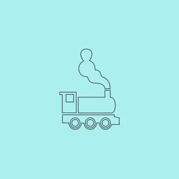 Train icon Stock Illustration