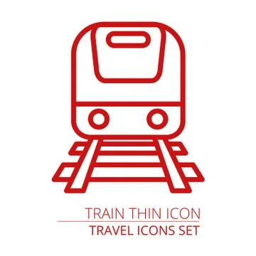 Train icon Stock Illustration