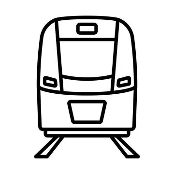 Train Icon Stock Illustration