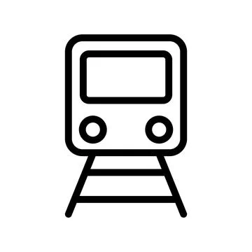 Train icon Stock Illustration