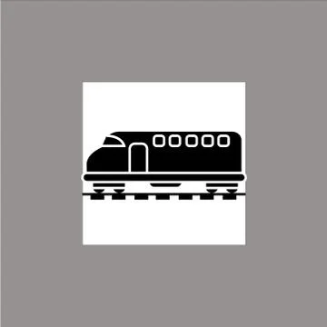 Train icon illustration isolated vector sign symbol Illustrazione stock