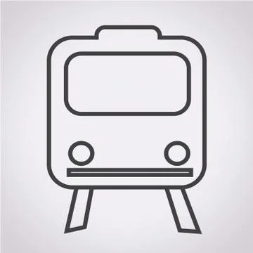 Train Icon ,  train,  transportation icon Illustrazione stock