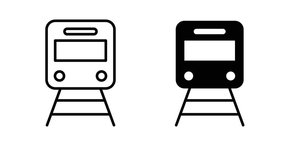 Train icon vector editable eps10 스톡 일러스트