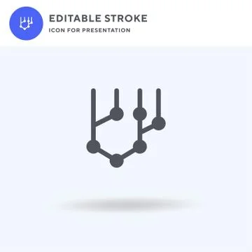 Train icon vector, filled flat sign, solid pictogram isolated on white, logo  Stock Illustration