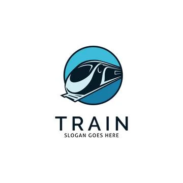 Train Icon Vector Logo Template Illustration Design Stock Illustration