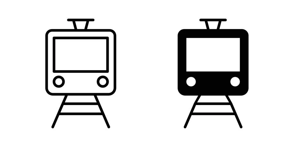 Train icon vector symbol graphics 스톡 일러스트