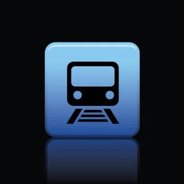 Train icon web Stock Illustration