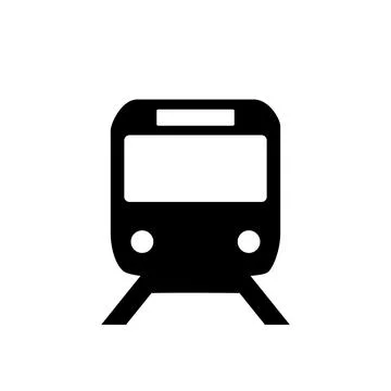 Train image icon. Vector Illustration. Illustrazione stock