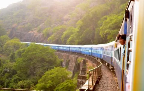 Train in India Stock Photos