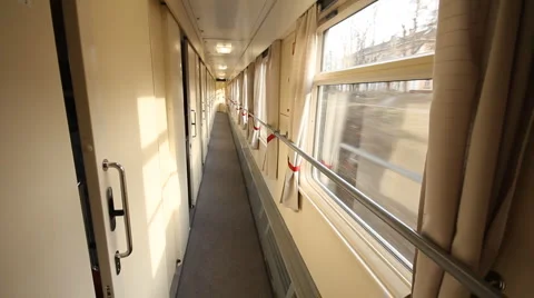 Train inside Stock Footage 3880327