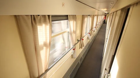 Train inside Stock Footage 3880376