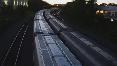 Train intercity Stock Footage 127142091