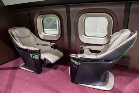 Train interior Stock Photos