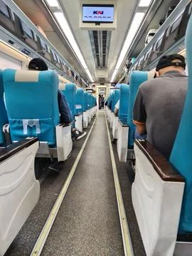 Train interiors Stock Photos