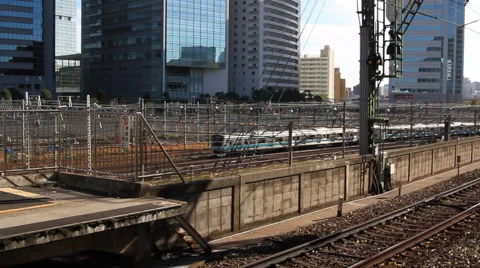 Train in Japan Stock Footage 52626770