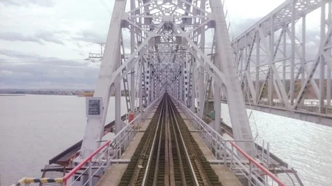 Train journey. Stock Footage 98407565