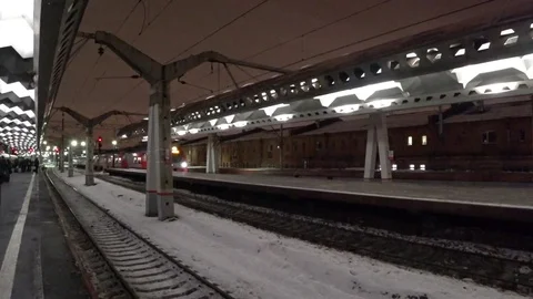 Train Lastochka Stock Footage 84612825