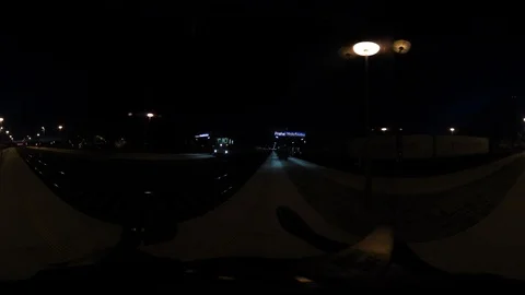 Train leaving and arriving to train station in Prague 360 VR Stock Footage 120026559