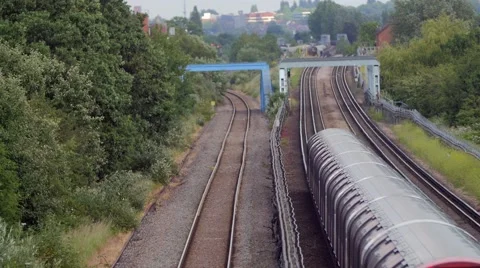 Train leaving to the city Stock-Footage 51507414