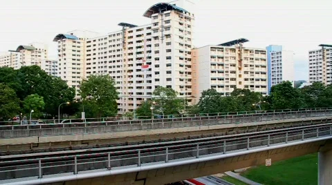 Train Leaving Stock Footage 506853