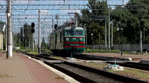 The Train Is Leaving Stock Footage 164455754