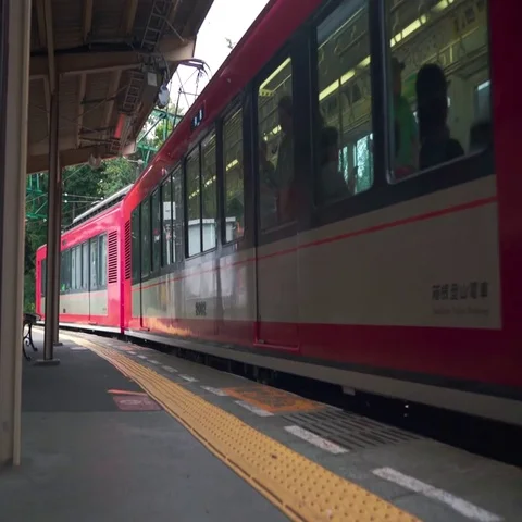 Train Leaving Station Stock-Footage 69720325
