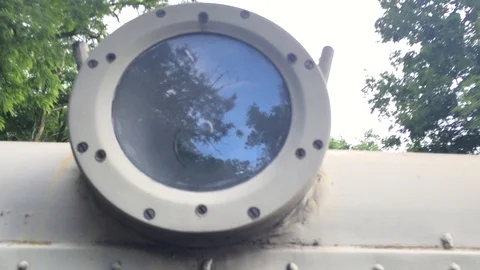 Train light reflection 1 Stock Footage 96755541