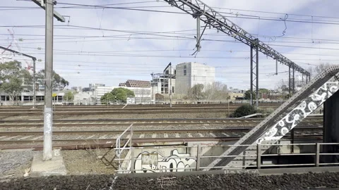 Train Lines 2 Stock Footage 247817242