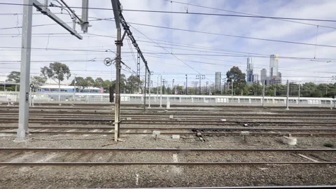 Train Lines Stock Footage 247396209