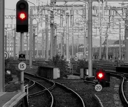 Train Lines Stock Photos