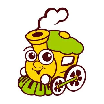 Train logo Stock Illustration