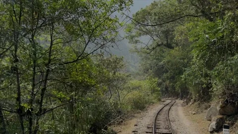 Train-to-Machu-Picchu Stock Footage 303100681