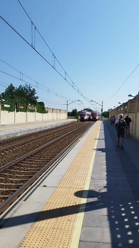 Train. Madrid Cercanias Train Stock Footage 258828242