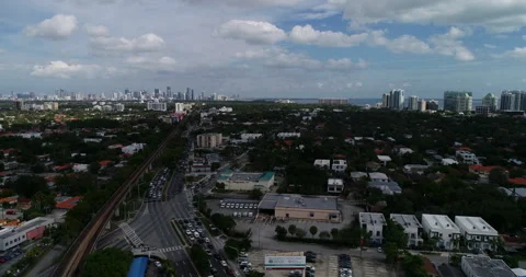 Train to Miami Stock Footage 147331308