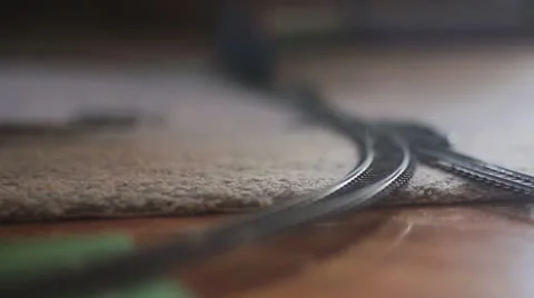 Train model intersection _6 Video stock 10741000