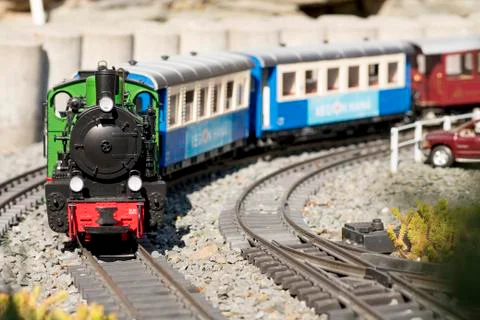 Train model Stock Photos