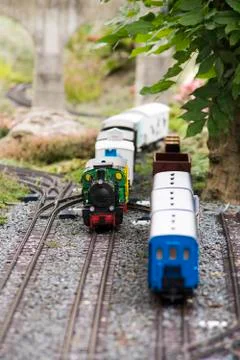 Train model set Stock Photos