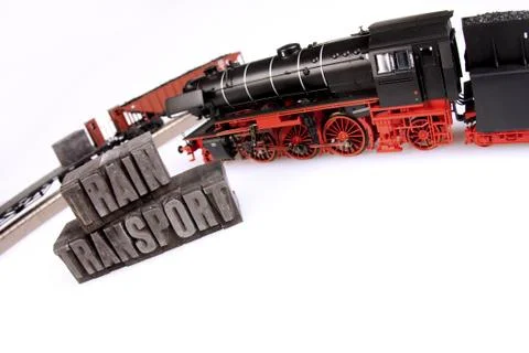 Train models, transport concept Stock Photos