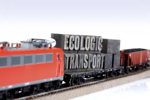 Train models, transport concept Stock Photos