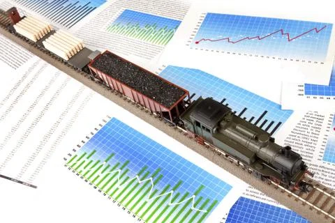 Train models, transport concept Stock Photos