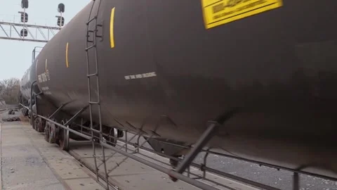 Train in motion close up Video stock 143438816