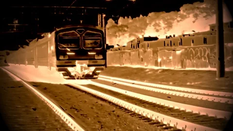 Train Movement In Abstract Footage Stock Footage 101423130