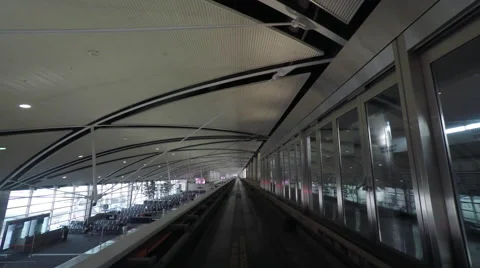 Train moving down tracks, view from back of train Stock Footage 49167547