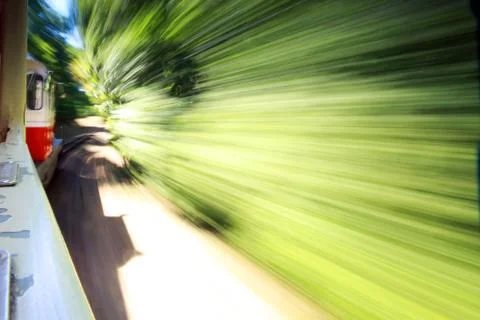 Train moving 스톡 사진