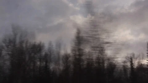 Train moving by rail. Видео 105286134