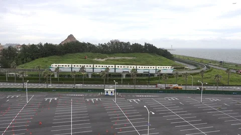 Train, Ocean, Urban Stock Footage 94975012