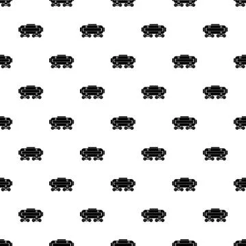Train oil pattern seamless Illustrazione stock