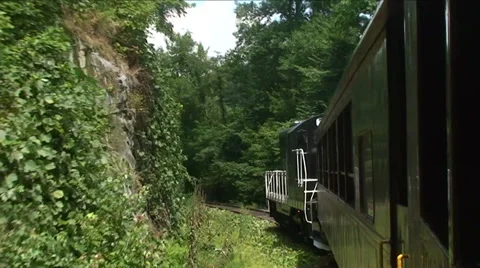 Train Onboard Perspective Stock Footage 29812185