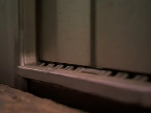 Train only low shot, side shot CU Stock Footage 2883280