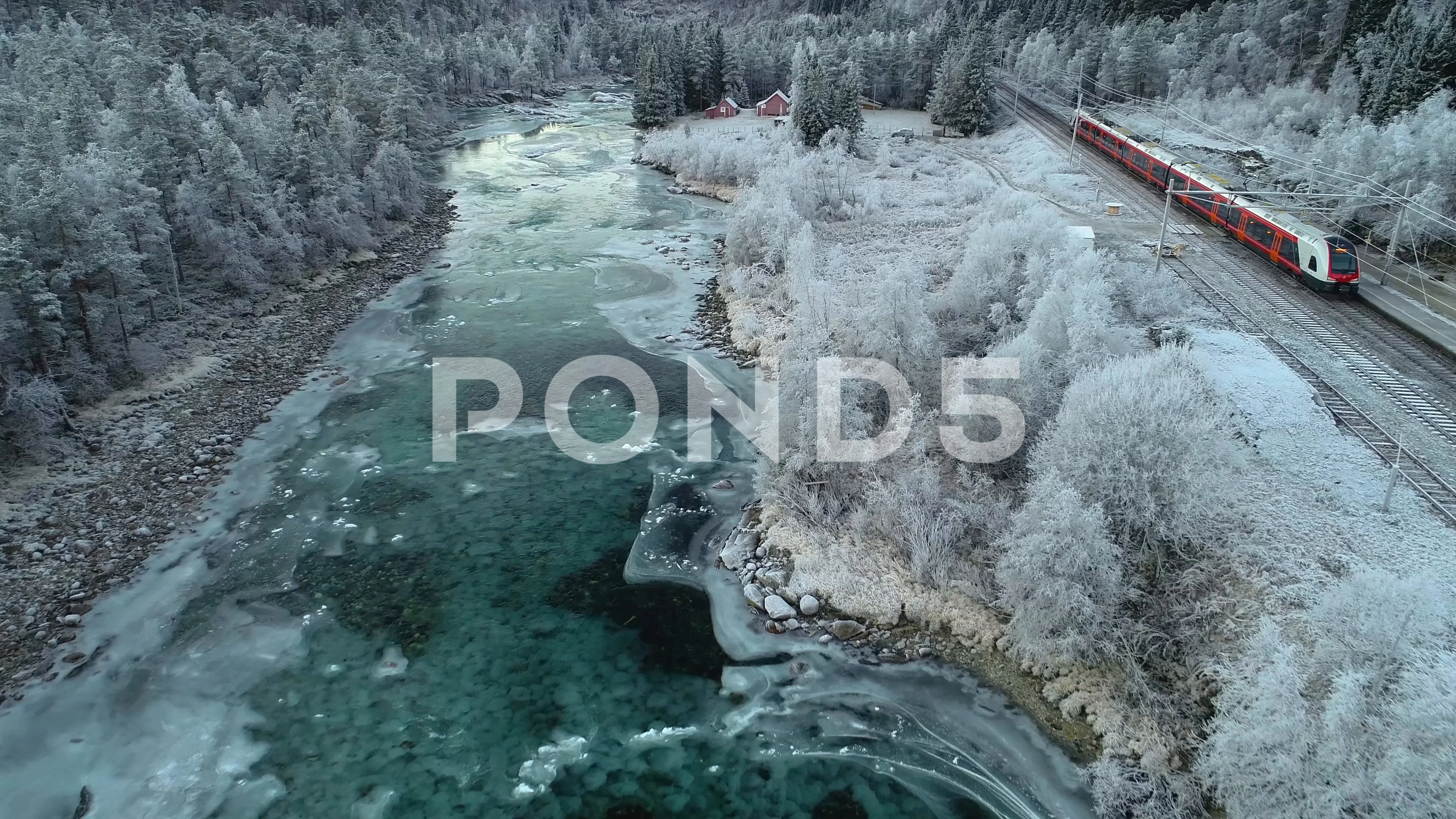 Train Oslo Bergen in Stock Video Pond5